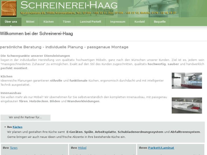 www.schreinerei-haag.com