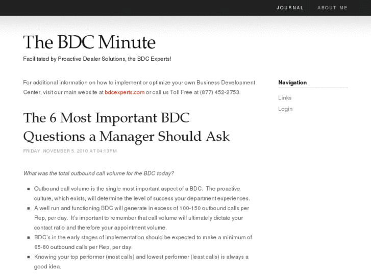 www.thebdcminute.com