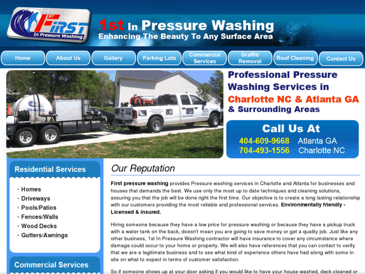 www.1stinpressurewash.com