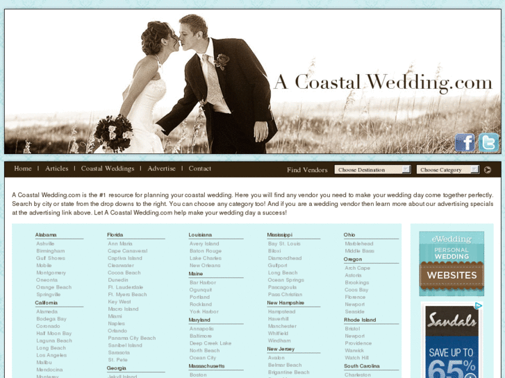 www.acoastalwedding.com