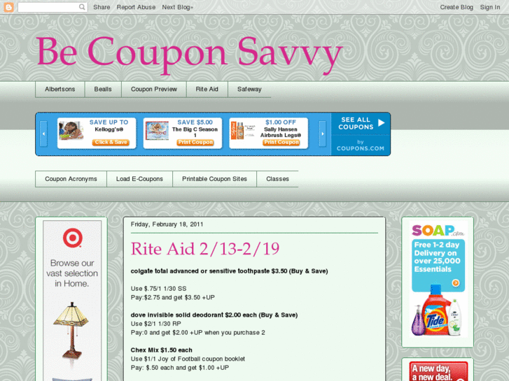 www.becouponsavvy.com