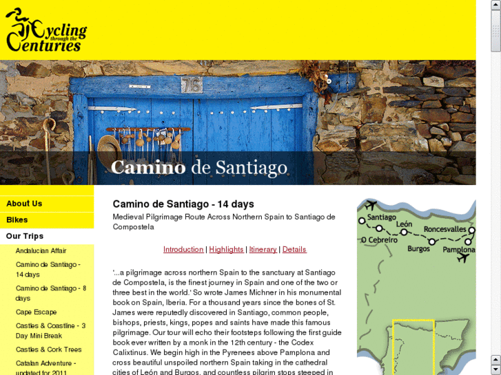 www.caminobybike.com