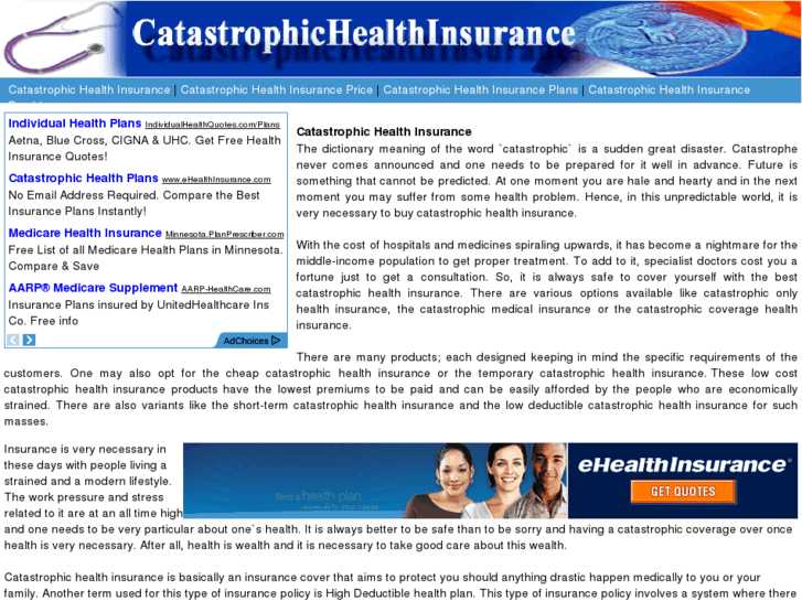 www.catastrophichealthinsurance.biz