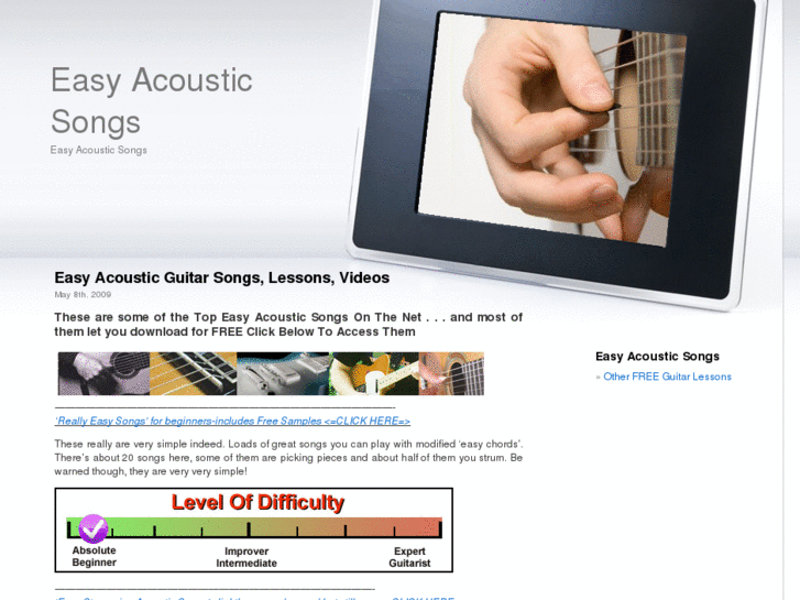 www.easyacousticsongs.com