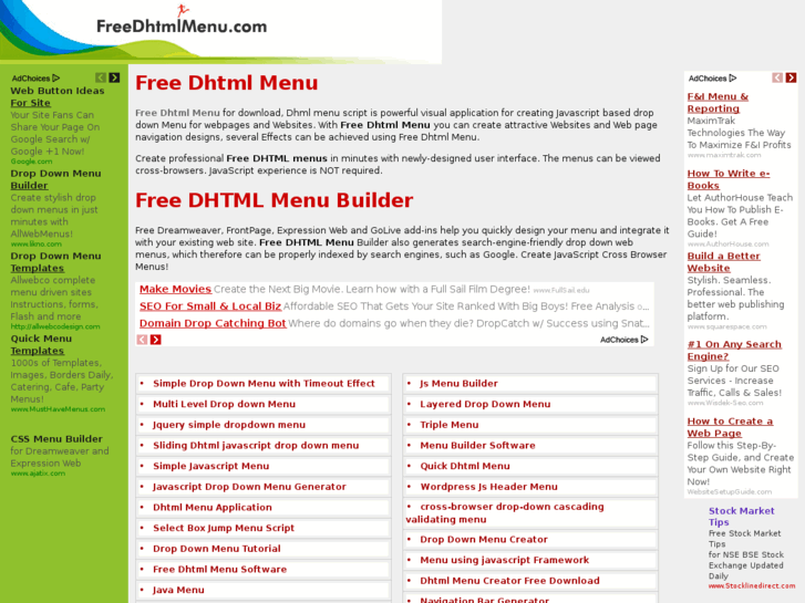 www.freedhtmlmenu.com