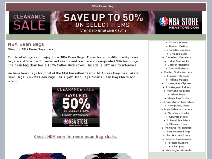 www.nbabeanbags.com