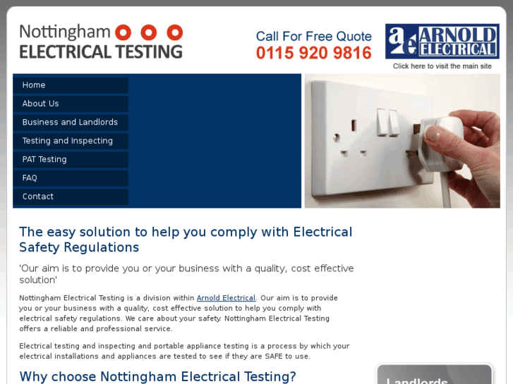 www.nottinghamelectricaltesting.co.uk