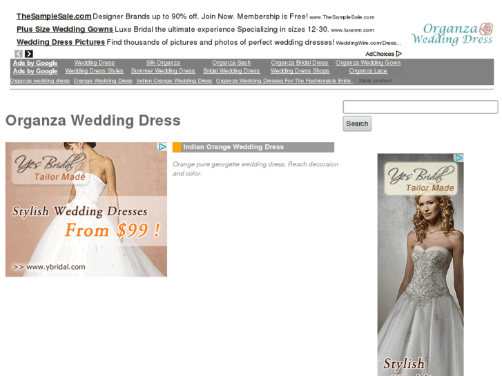 www.organzaweddingdress.com