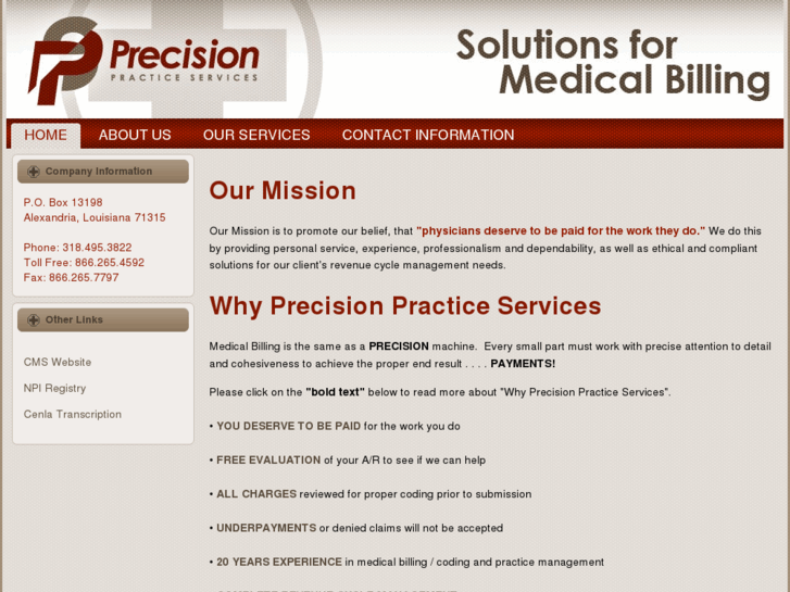 www.precisionpracticeservices.com