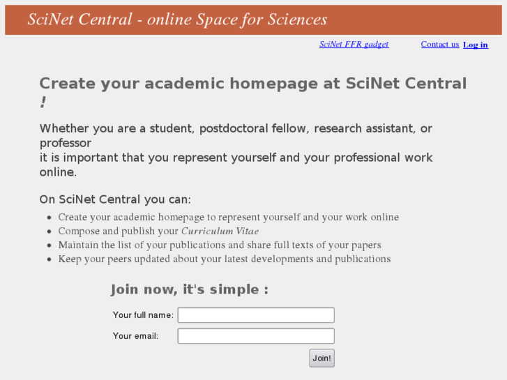 www.scinetcentral.com