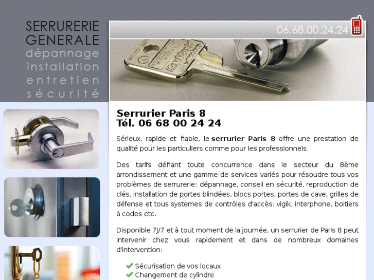 www.serrurier75008.info