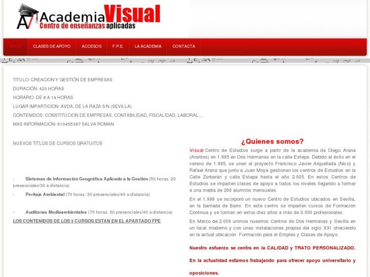 www.academiavisual.es