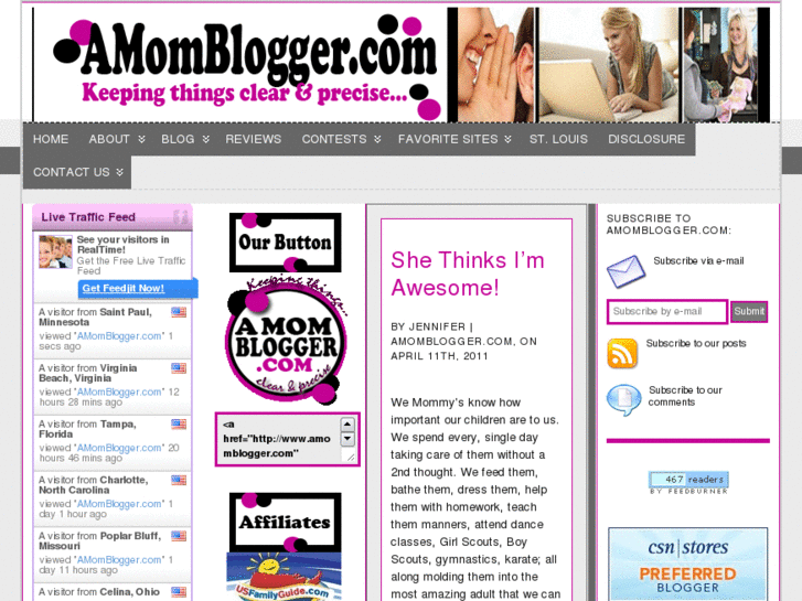 www.amomblogger.com