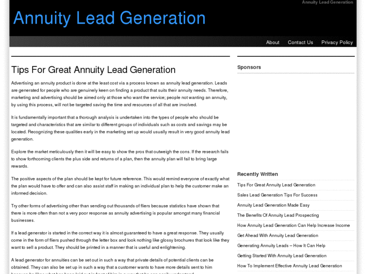 www.annuityleadgeneration.org