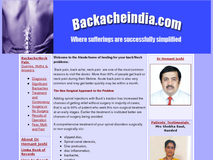 www.backacheindia.com