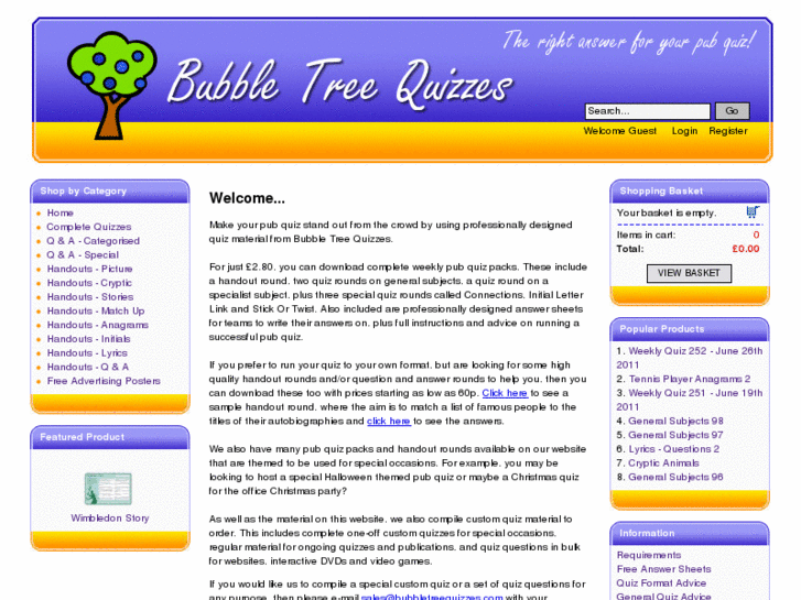 www.bubbletreequizzes.com