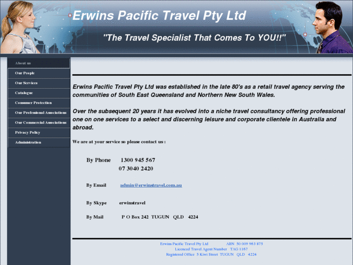 www.erwinstravel.com.au