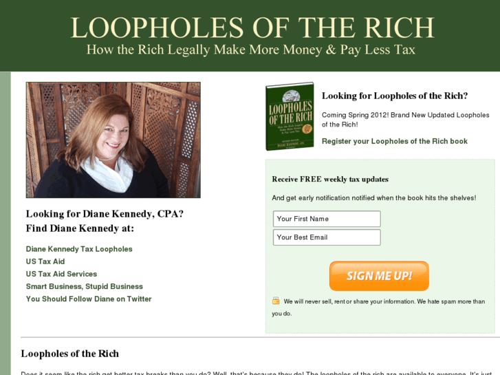 www.loopholesoftherichbook.com