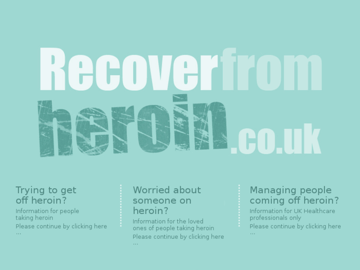 www.recoverfromheroin.com