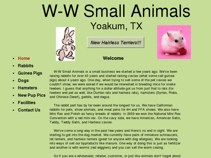 www.wwsmallanimals.com