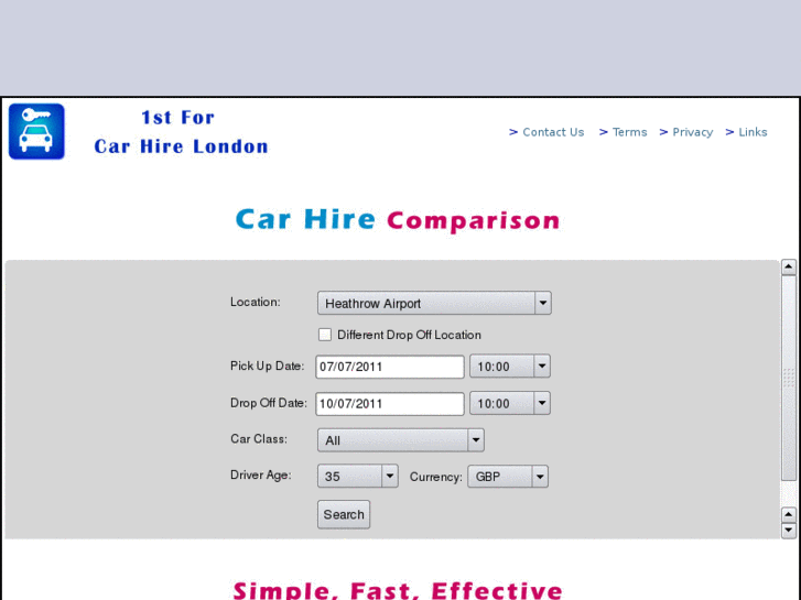 www.1stforcarhirelondon.com