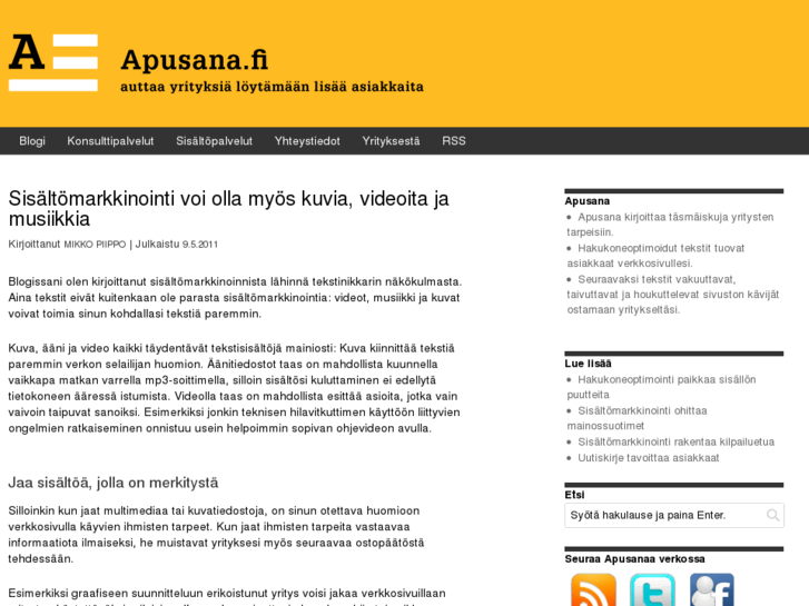 www.apusana.fi