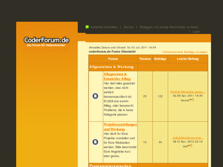 www.coderforum.de