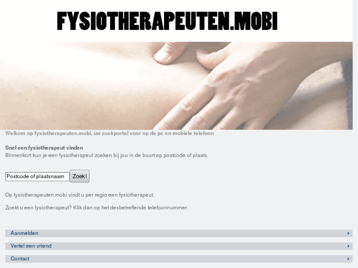 www.fysiotherapeuten.mobi