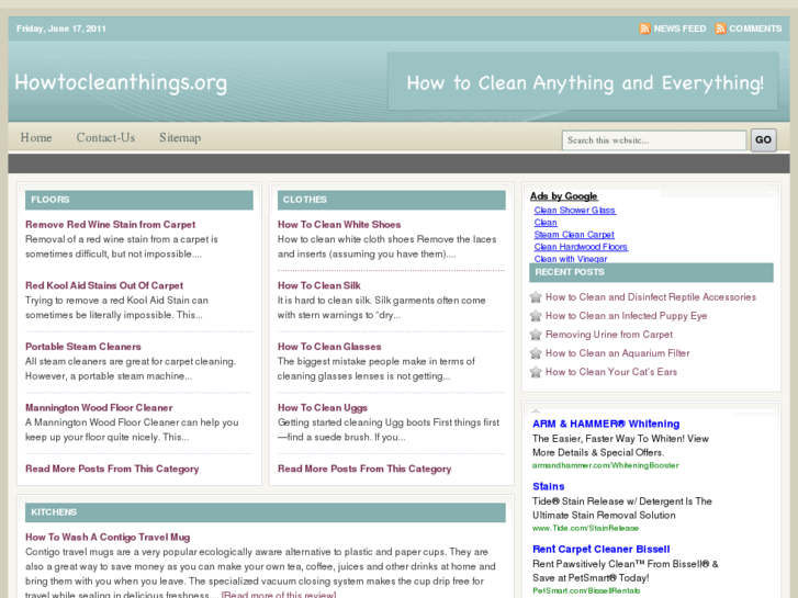 www.howtocleanthings.org