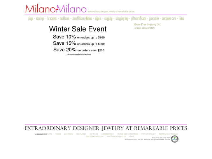 www.milano-milanojewelry.com