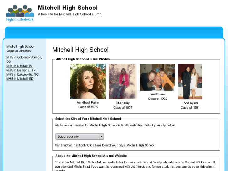 www.mitchellhighschoolalumni.org