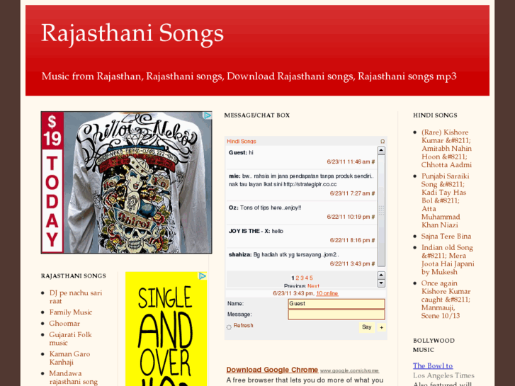 www.rajasthanisongs.net