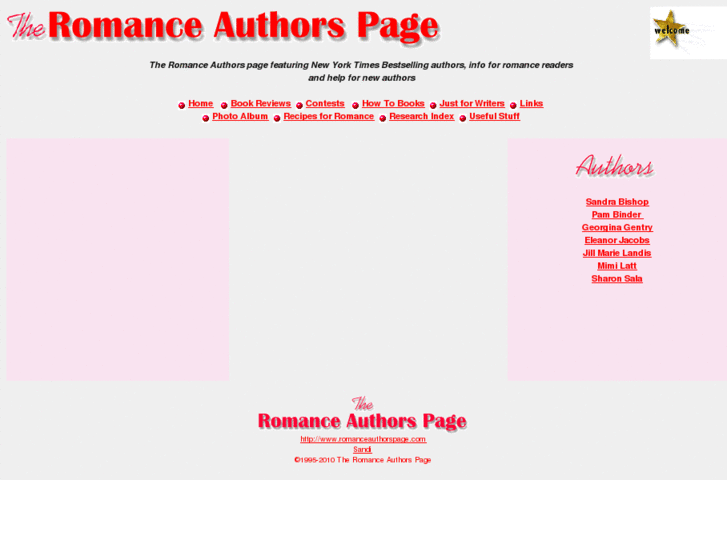 www.romanceauthorspage.com