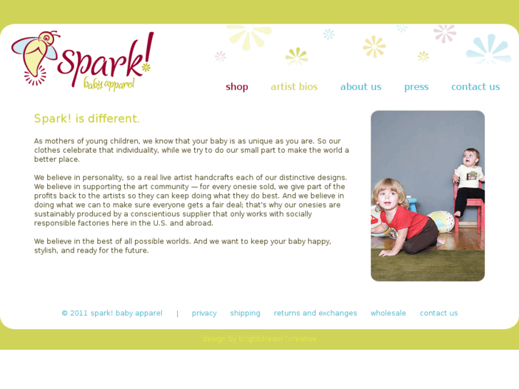 www.sparkbabyapparel.com