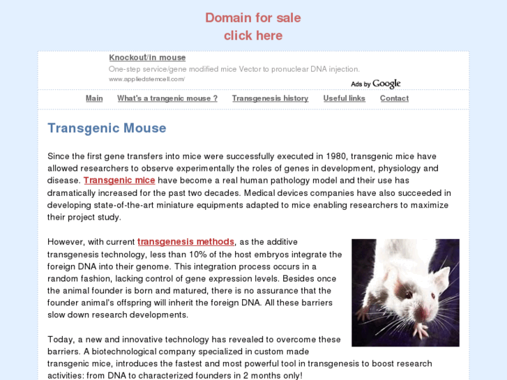 www.transgenicmouse.com