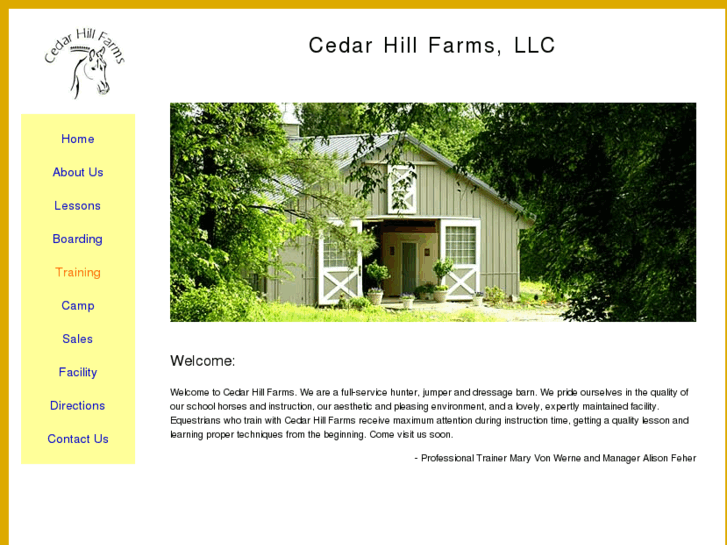 www.cedarhillfarms-nc.com