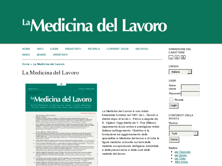 www.lamedicinadellavoro.it