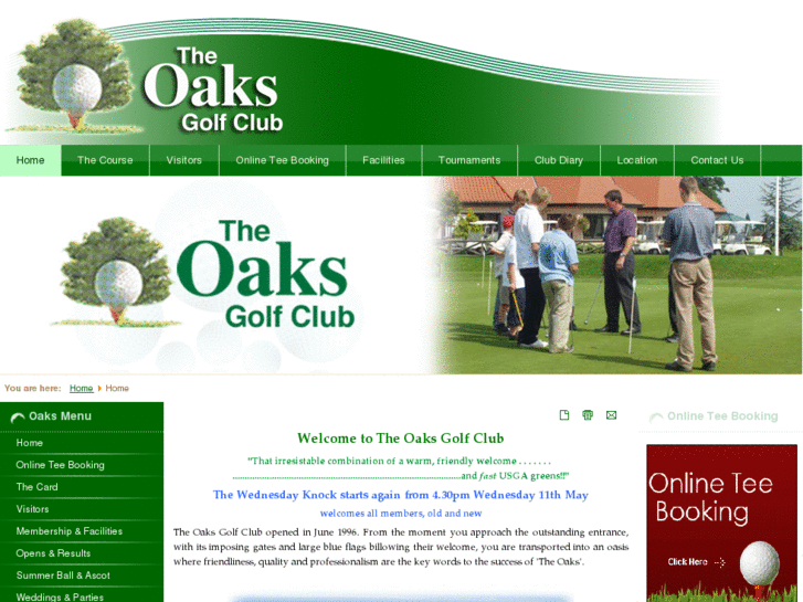 www.oaksgolfclub.co.uk