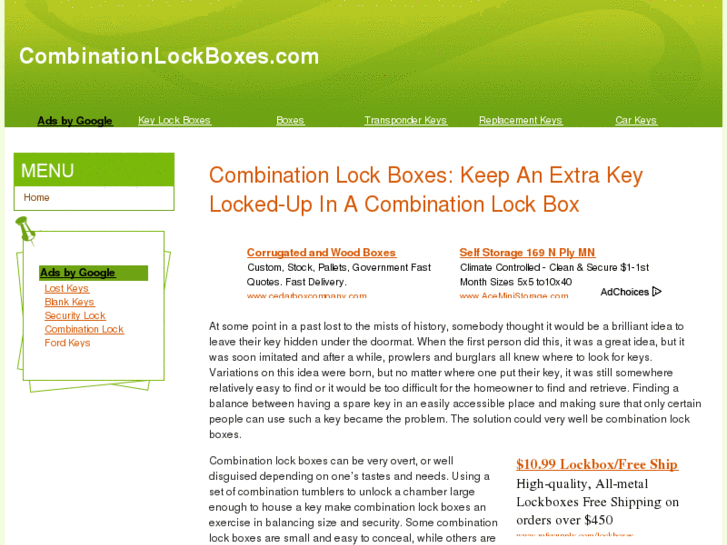 www.combinationlockboxes.com