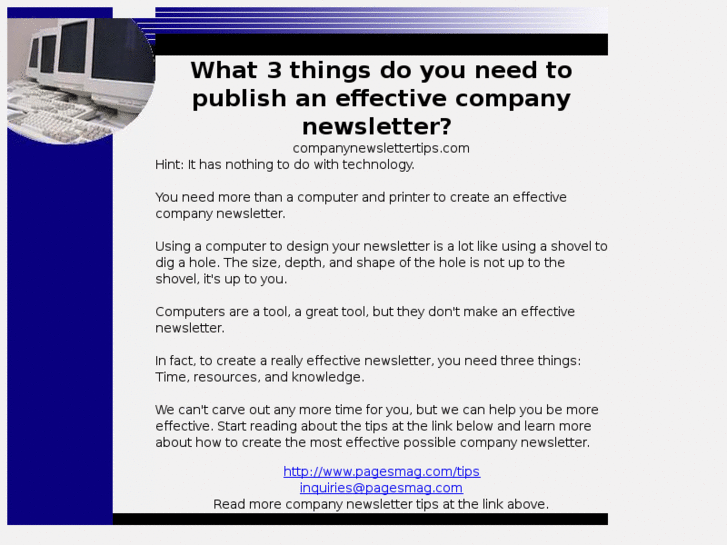 www.companynewslettertips.com