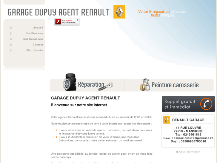 www.garagerenault-dupuy.com