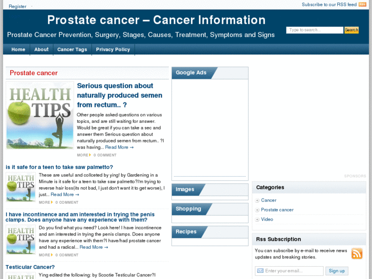 www.goprostatecancer.info