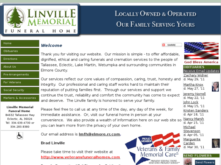 www.linvillememorial.com