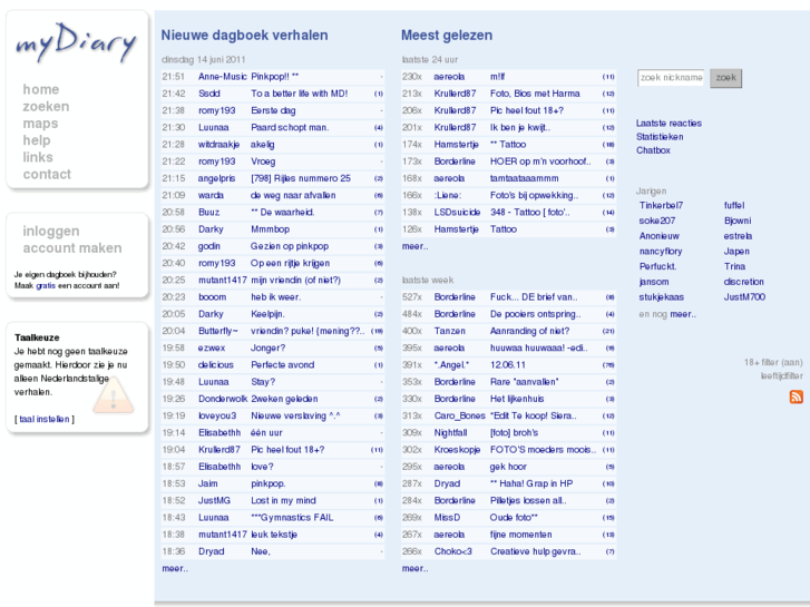 www.mydiary.nl