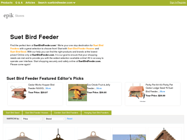 www.suetbirdfeeder.com