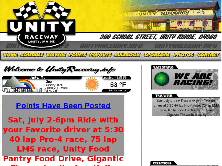 www.unityraceway.info