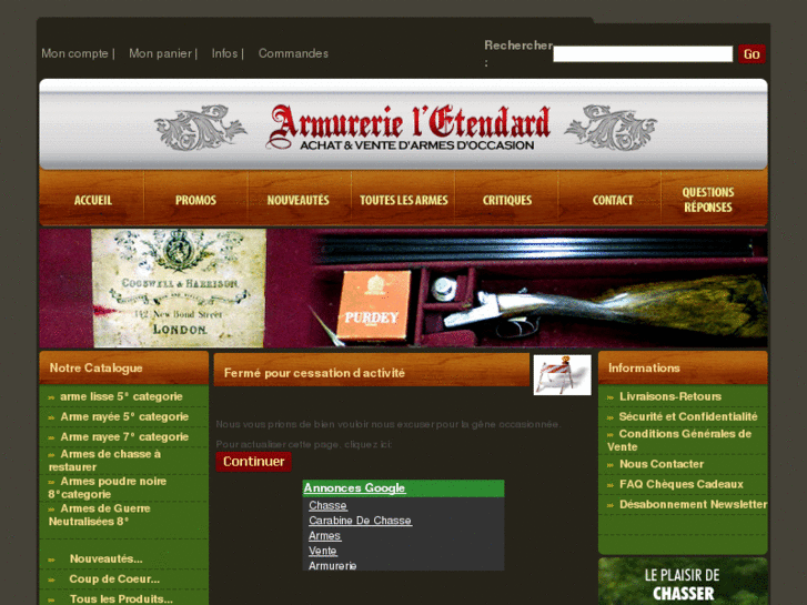 www.armurerie-etendard.com