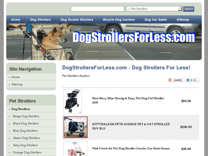 www.dogstrollersforless.com