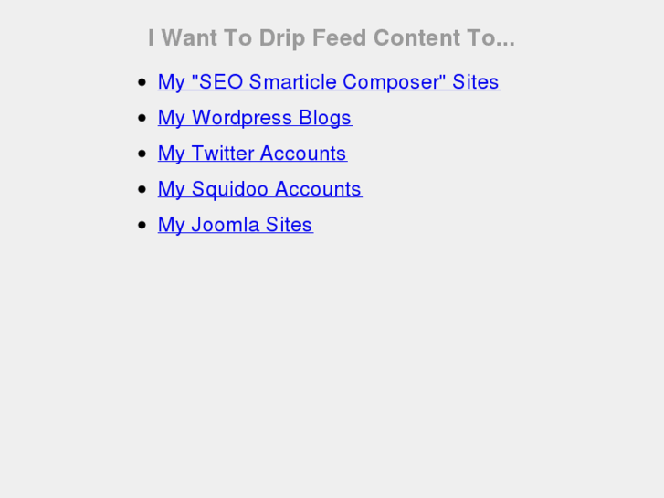 www.dripfeeder.net
