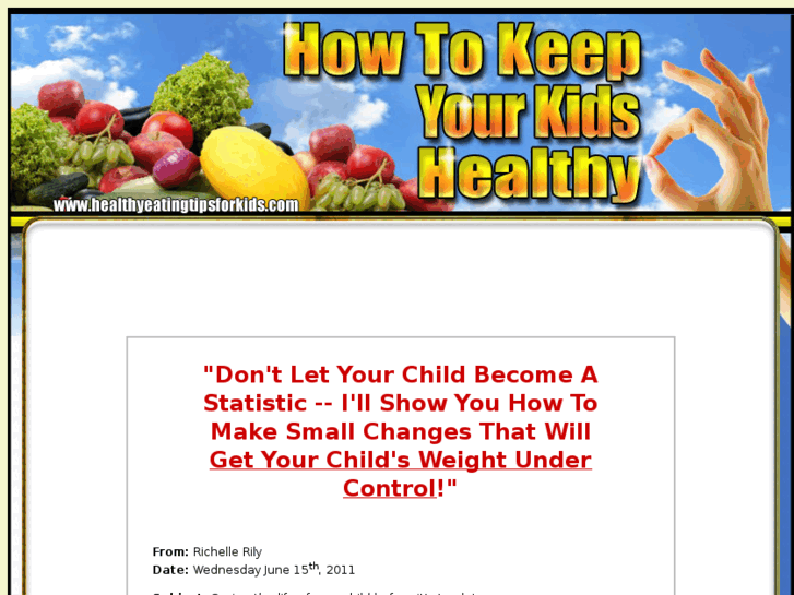 www.healthyeatingtipsforkids.com